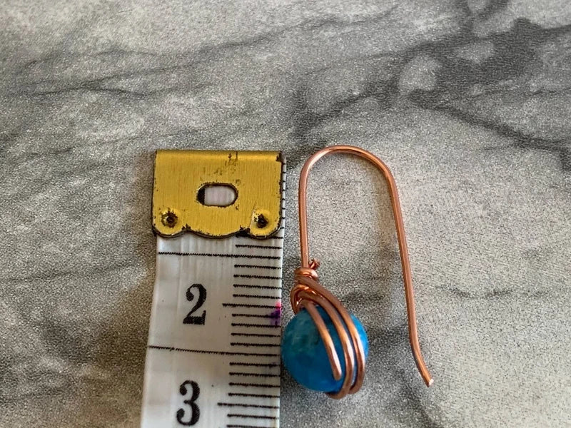 Parure Artigianale in Rame Rosa con Apatite – Ispirazione, Comunicazione e Bellezza Intuitiva