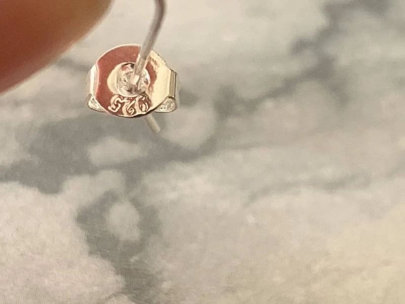 Orecchini Malachite 10mm pendenti in argento 925 | Eleganti e naturali