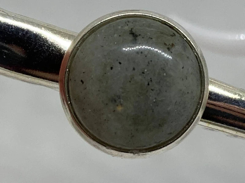 Forcina Capelli Labradorite Naturale 12mm Acciaio Inox | Protezione e Magia